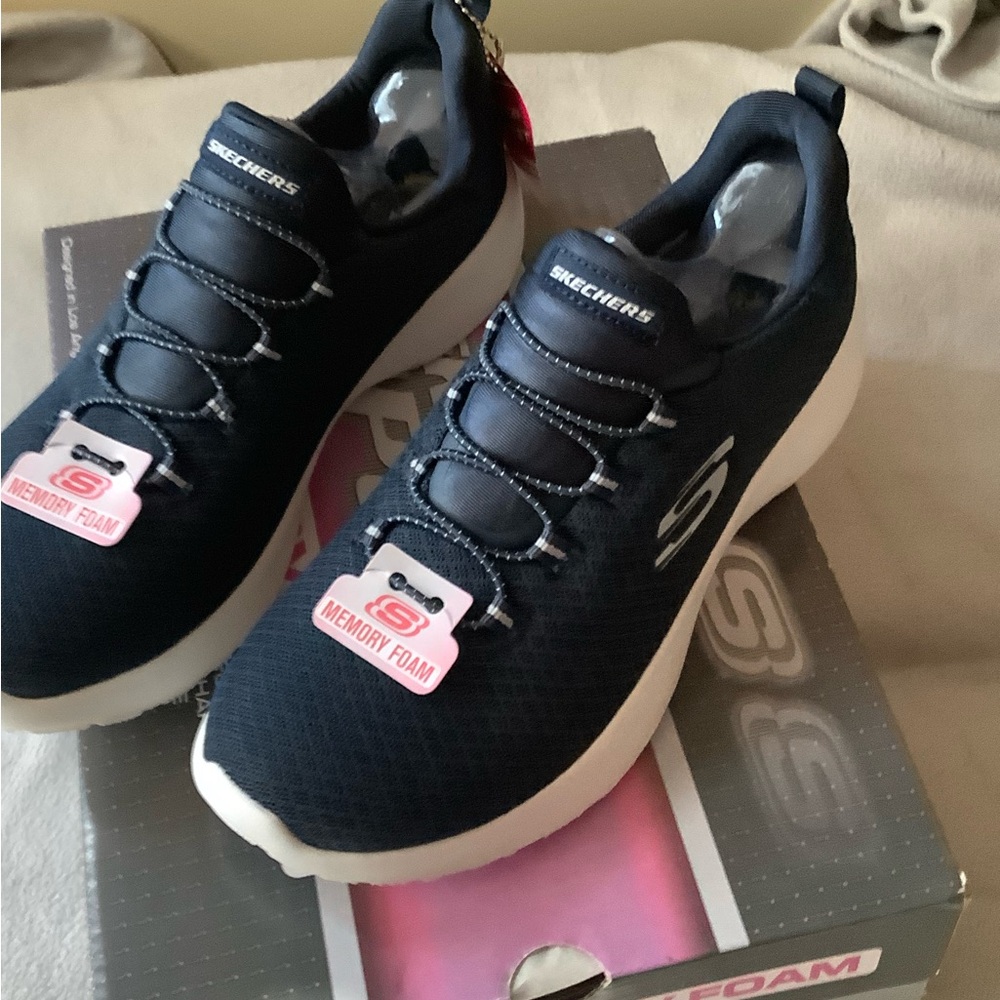Skechers Sport with Memory Foam Navy 6.5